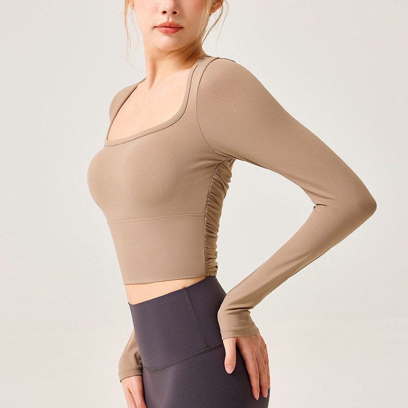 Women's Back-Beautiful Long-Sl - Pilates Yoga One 评论和价格