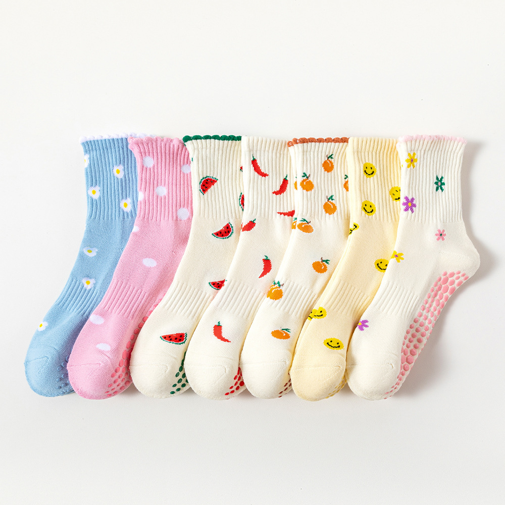 Yoga Socks Women Cotton Terry  - Medias Para Pilates Y Yoga 评论和价格