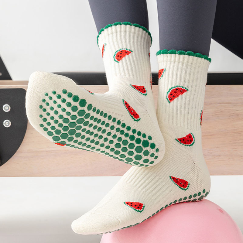 Yoga Socks Women Cotton Terry  - Medias Para Pilates Y Yoga 评论和价格