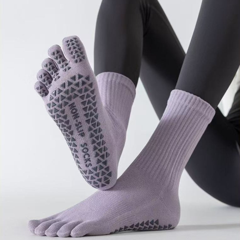 Unisex Five‑Toe Yoga Socks Mid - Medias Para Pilates Y Yoga 评论和价格
