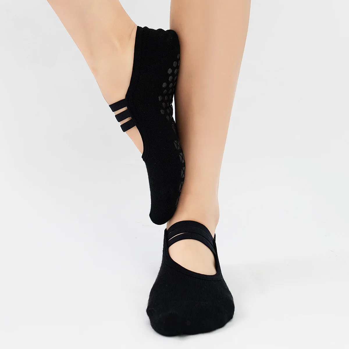 Silicone Non-slip Yoga Socks W - Medias Para Pilates Y Yoga 评论和价格